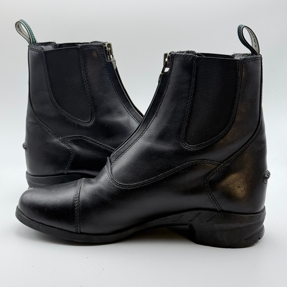 Ariat Heritage IV Zip Paddock Boots Equestrian Womens 8B Black - Picture 10 of 12
